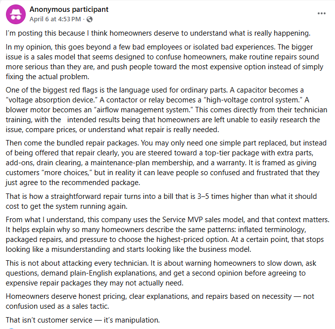 Bad business model — documentation on file