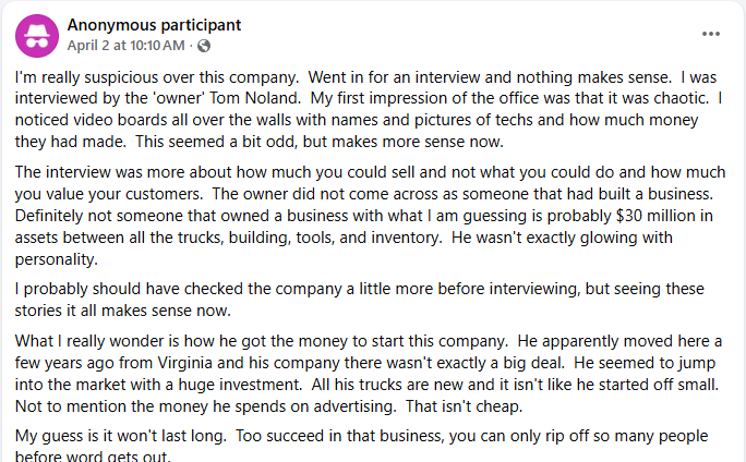 Ex-employee review 3 — documentation on file